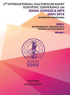 3rd International Multidisciplinary Scientific Conference on Social Sciences and Arts SGEM 2016