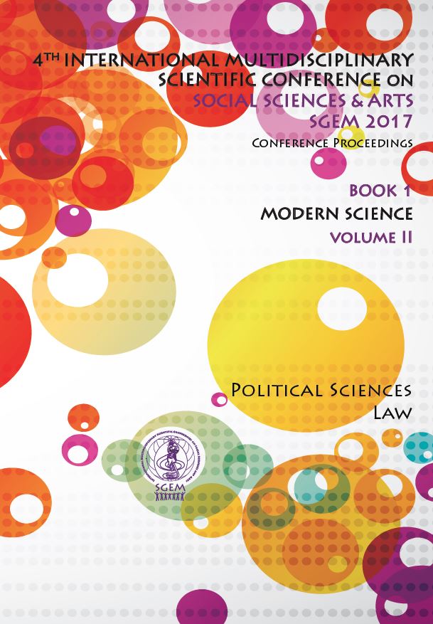 4th International Multidisciplinary Scientific Conference on Social Sciences and Arts SGEM 2017