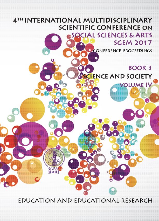 4th International Multidisciplinary Scientific Conference on Social Sciences and Arts SGEM 2017