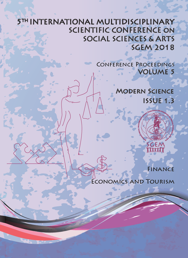 5th International Multidisciplinary Scientific Conference on Social Sciences and Arts SGEM 2018