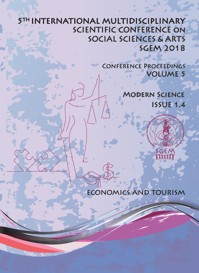 5th International Multidisciplinary Scientific Conference on Social Sciences and Arts SGEM 2018