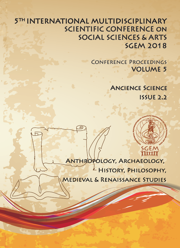 5th International Multidisciplinary Scientific Conference on Social Sciences and Arts SGEM 2018