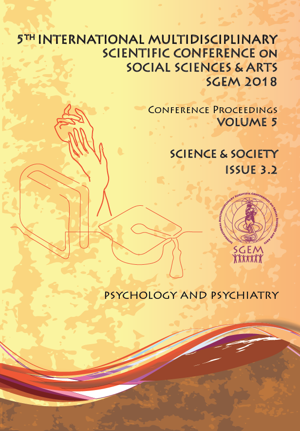 5th International Multidisciplinary Scientific Conference on Social Sciences and Arts SGEM 2018