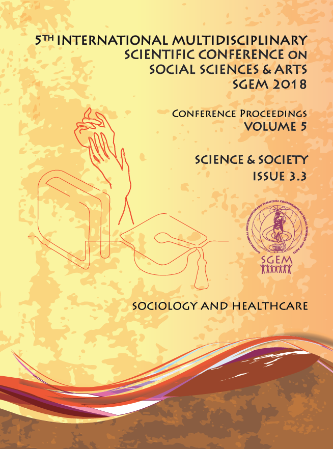 5th International Multidisciplinary Scientific Conference on Social Sciences and Arts SGEM 2018
