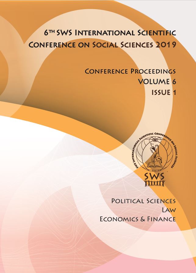 6th SWS International Scientific Conference on Social Sciences ISCSS 2019
